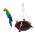 thumbnail image 3 of Juguete Del Columpio Del Pájaro Del De Natural Con Belces, Juguete Derecho De La Perca Del Oscilación Del Pájaro Para El Juguete De Zulema columpio natural del pájaro del nido del ratán, 3 of 8