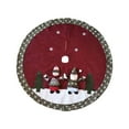 thumbnail image 2 of Christmas Tree Skirt - Cartoon Tree Collar Tree Mat Decor 35 Inch of Festive Fun for Your Christmas Xmas New Year Festive Winter Holiday Party Decorations, 2 of 6