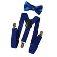 thumbnail image 3 of Conjunto Tirantes jinwen con pajarita ajustables en Y Azul, 3 of 8