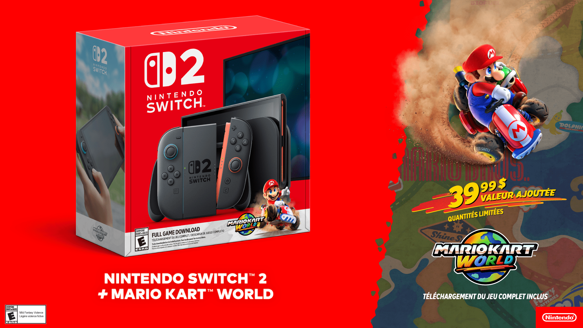 Nintendo Switch™ 2 + Mario Kart™ World Bundle