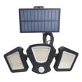thumbnail image 2 of Luces de movimiento solar al aire libre, luces de inundación solares de 3 cabezas para exteriores con sensor de movimiento, luces de seguridad solares Sunnimix luces al aire libre, 2 of 8