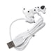 thumbnail image 3 of Sidaley Cable de datos Línea de carga de animales de dibujos animados Cable USB de carga rápida plegable Cables de audio/vídeo Blanco Androide, 3 of 6