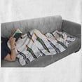 thumbnail image 6 of Airplane Soft Flannel Fleece Throw Blanket, Jet-Planes Aviation Attack Modern Technology United Kingdom Model Illustration, Cozy Plush for Indoor and Outdoor Use, 60" x 80", Multicolor, by Ambesonne, 6 of 6