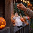 thumbnail image 4 of Witch Halloween Decor on Swing, Hanging Halloween Decor for Indoor, Halloween Witch Figurine, 1 Pack, 4 of 4