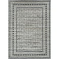 thumbnail image 4 of 2' x 8' Grey Bordered Runner Rug, 4 of 4