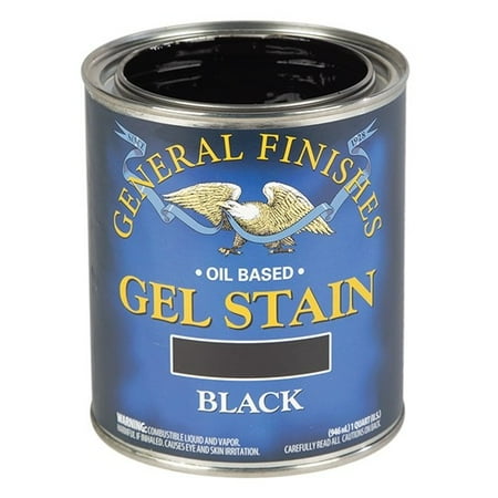 General Finishes Gel Stain, Oil Based, Black,