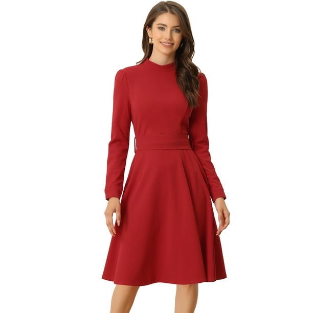 Vestidos Casuales Vestido Recto A La Rodilla Vestido Elegante De