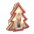 thumbnail image 3 of Colgante de Navidad de madera para casa, árbol para coche, adorno luminoso, decoración para árbol de Navidad, tipo de árbol, 3 of 5