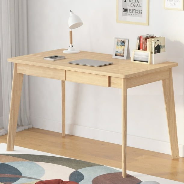 Kerrogee Modern Home Computer Desk 39 4 For Office Writing Kids Study Table With Drawer Sy Wood Gaming Workstation Oak Com Kerrogee Modern Home Computer Desk 39 4, Simply Elegant Writing Desk