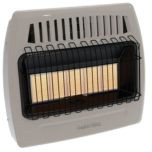 Comfort Glow Infrared Gas Heater KWN521 - 30000 BTU, Vent-Free, Indoor, Heats 1250 Sq Ft