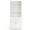 Blanc, variante sur Costway Bibliothèque Étagères Rangement Armoire en Bois Unité Présentoir sur Pied Bibliothèque avec Portes