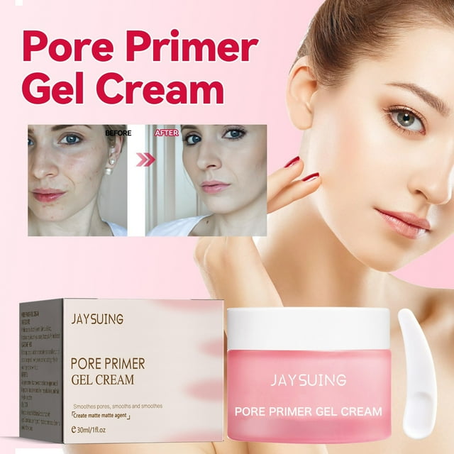 Cremas e hidratantes Crema base para poros faciales Minimiza los poros Maquillaje fácil Crema correctora translúcida ligera 30 g