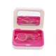 thumbnail image 5 of 1/3 BJD Retro literario marco gafas de caja para Lolita accesorios dorados Macarena Par de gafas de muñeca, 5 of 8