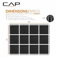 thumbnail image 4 of CAP BARBELL INTERLOCKING EVA FOAM EXERCISE PUZZLE MAT 24" X 24" - TATAMI - BLACK, 4 of 5