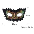 thumbnail image 4 of TINZ Elegant Carnival For Sparkling Delicate Lace Half Face Masquerade Party, 4 of 5