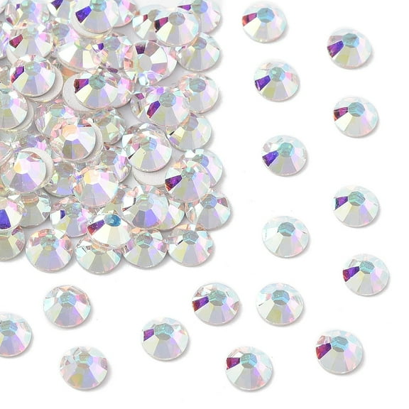 144pcs Preciosa® MAXIMA No Hotfix Flatback Stones Czech Dura Foiling Round(438 11 615 Chaton Rose) 00030 200 AB SS12(3~3.2mm)