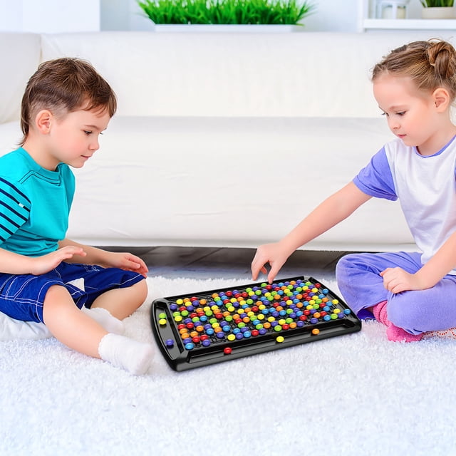 Multicolor Matching Elimination Board Game, Colorful Bead Puzzle, Parent-Child Interaction, Educational Toy For Kids