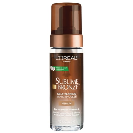 L'Oreal Paris Sublime Bronze Hydrating Self-Tanning Water Mousse, 5 fl.