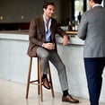 thumbnail image 7 of Bruno Marc Men's Classic Leather Dress Shoes Comfort Oxfords Business Formal Lace Up Shoes, 7 of 7