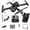 Black, variant on SPOORYYO Camera Folding UAV with 4K HD Aerial Photography, Brushless Motor, Mobile Phone Control, Multiple Flight Modes, USB Charging