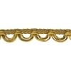 Gold Rattail Scallop Trim