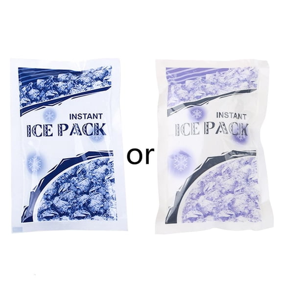 YIEMEEN 100g Disposable Ice Bag Ice Pack Instant Cooling Speed Cold Ice Bag Sunstroke Outdoor Emergency Survival Kit for Sports Pain Relief First Aid Travel