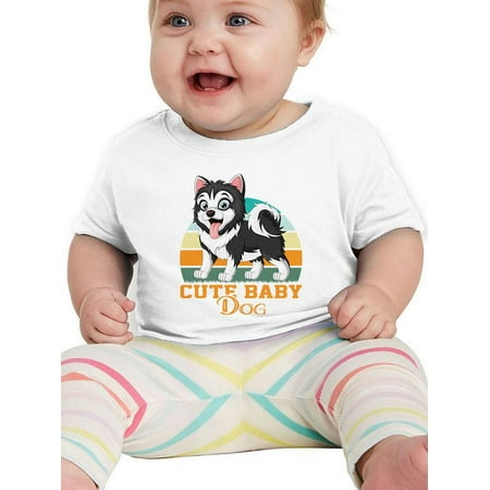 

Cute Baby Dog T-Shirt Infant -Image by Shutterstock 24 Months