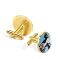 thumbnail image 3 of Cattle Elegant Cufflinks for Formal Attire | Stylish Stainless Steel Silver Jewelry for Men | Ideal for Weddings and Business Meetings, 3 of 6