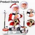 thumbnail image 3 of Saxofón eléctrico vintage navideño con música bailable, regalo de Papá Noel para niños, 3 of 5