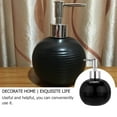thumbnail image 6 of WHAMVOX  Squeeze Lotion Bottle Pump Porcelain Refillable Hand Travel Black, 6 of 8
