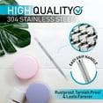 thumbnail image 2 of ACDANC 2026 New Blackhead Remover Pimple Popper Tool Acne Comedone Blackhead Extractor, Blemish, Whitehead Popping, Zit Removing for Nose Face, Stainless Steel for Home, Spa, Salon, Travel, 2 of 7