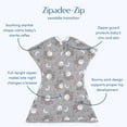 thumbnail image 3 of Sleeping Baby Zipadee-Zip Baby Swaddle Sack 12-24 Months - Goodnight Moon, 3 of 9