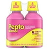 Pepto Bismol Liquid Liquid Bismuth Subsalicylate Twin Pack 12 OZ ea Upset Stomach Relief