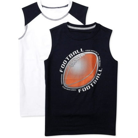 Starter - Boys' Knit Shooter Tees, 2-Pack