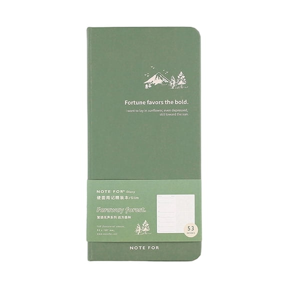 Retros Weekly Planner Notebook Selves Filling Weekly Layout and Quality Paper