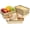 10" x 6.25" x 3", variant on 10 Pack Natural Bamboo Gift Baskets, 7.5" Square Woven Fruit Basket Small Wicker Bread & Chip Basket, Handmade Food Storage Baskets for Kitchen, Restaurant, Party Buffet Serving, Christmas Gift