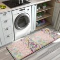 thumbnail image 3 of Pioneer Flower Floral Print Pattern Kitchen Rug Mat,Kitchen Runner Rugs Non Skid Washable,Decorative Kitchen Floor Mats for Kitchen,Sink,Laundry,17"x47.2", 3 of 7
