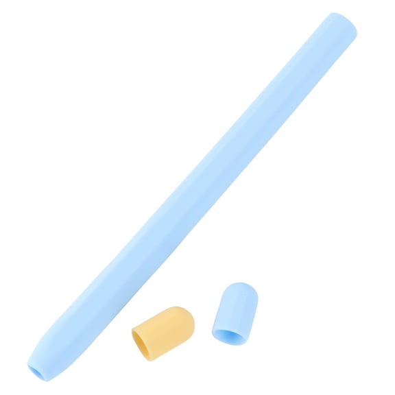CTIRCHIU Back to School Pencil 2 Protective Cover Blue Silica Gel Stylus Cover Travel 1 Set