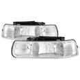 thumbnail image 1 of For 00-06 Chevy Suburban 1500/2500 TD Crystal Headlights (Chrome) TD-HD-JH-CSIL99-C, 1 of 4