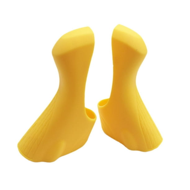 Cubiertas de palanca de cambios de bicicleta Colamx 2 uds para ST-4700 ST-5800 ST-6800 Amarillo