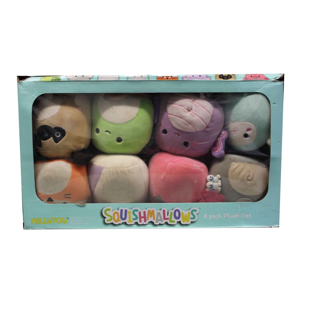 squishmallows 8 pack plush set