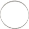thumbnail image 2 of Sterling Silver 5mm Diamond Cut Slip-On Bangle (8 X 4.75) Made In India qb1082, 2 of 5