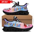 thumbnail image 1 of Zapatos planos de enfermera para primavera y otoño para mujer, zapatillas con cordones y diseño de marca médica con dibujos animados de enfermeras y médicos, 1 of 6