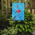 thumbnail image 2 of Carolines Treasures BB8186GF Flamingo Blue Polkadot Flag Garden Size  Small multicolor, 2 of 3