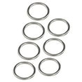 thumbnail image 2 of 7 Uds. Anillo redondo de Metal de acero inoxidable 304, resistente al agua, a prueba de herrumbre, anillo redondo soldado sin costura para aros de Fitness, anillos de Yoga de 7x40MM YUNYI BRAND Deportes, 2 of 8