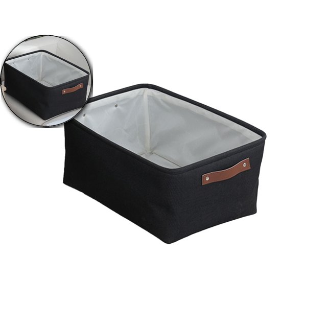 Dvruxg Small Fabric Storage Bins for Shelves, Closet Storage Baskets for Shelf Organizing, Canvas Rectangle Bins for Organization, Small Baskets for Organizing