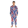 thumbnail image 6 of joogoo Swirl Tie Dye Stars Unisex Adults Onesies Pajamas Jumpsuits L, 6 of 7