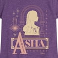 thumbnail image 3 of Disney Wish - Asha Badge - Toddler & Youth Girls Short Sleeve Graphic T-Shirt, 3 of 5