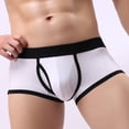 thumbnail image 4 of Neinkie Men's Dual Pouch Underwear Lightweight Sport Quick Dry Performance Boxer Briefs, 4 of 7