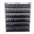 thumbnail image 3 of PANA 2 PIECES Black Metal Nail Polish Wall Mounted 6 Tier Organizer Display Rack (Fit Up to 100 Nail Polish Bottles) Unbreakable Heavy Duty, 3 of 5